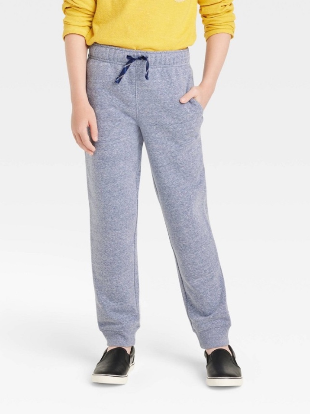 ⭐️ Cat & Jack Heather Blue Jogger Sweatpants Size XS (4/5)